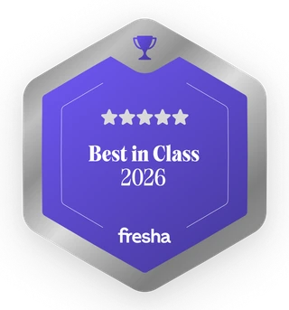 Fresha Best in Class 2026 — The Barba Shop The Barba Shop — Premio excelencia Fresha Best in Class 2026